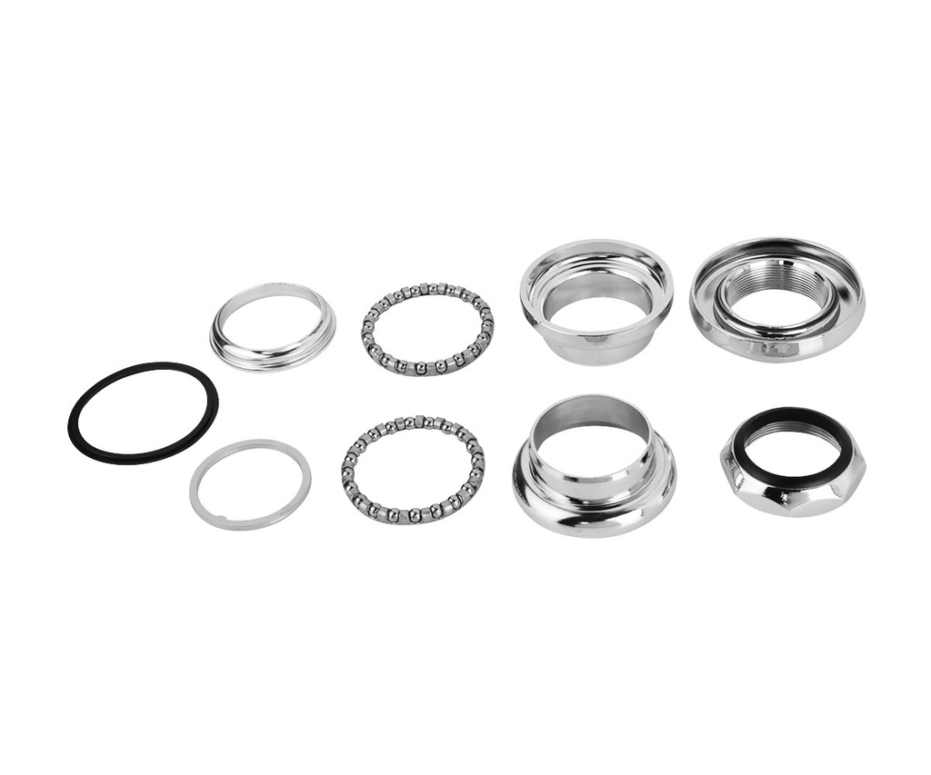 Headset Threaded Steel 1-1/8" x 34 x 30mm Chrome