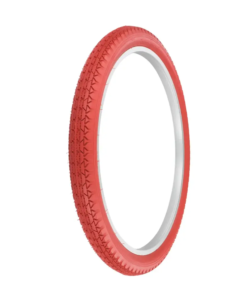 Tire 24" x 2.125" P-123A Red/Red Sidewall