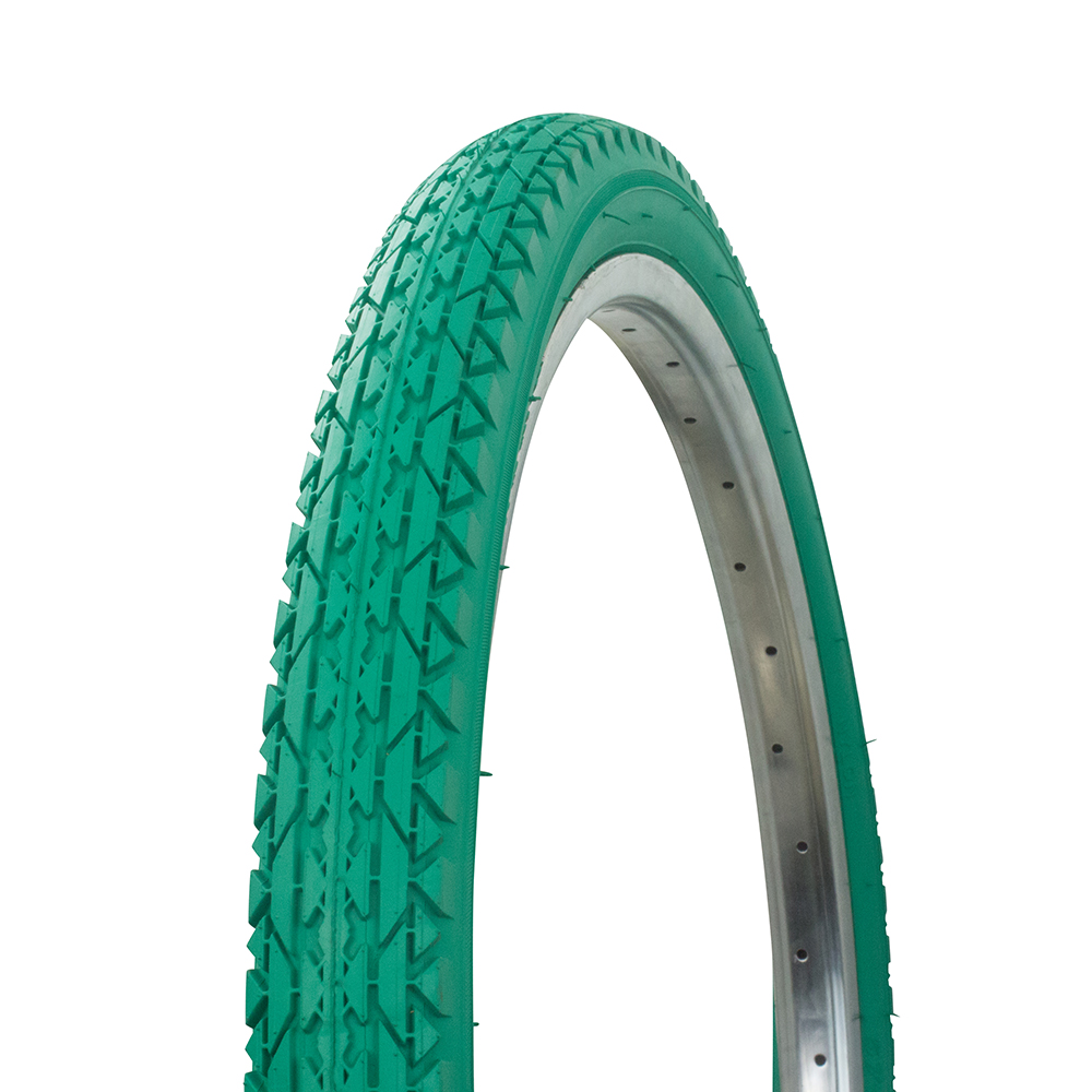 [720266] Tire 24" x 2.125" P-123A Green/Green Sidewall