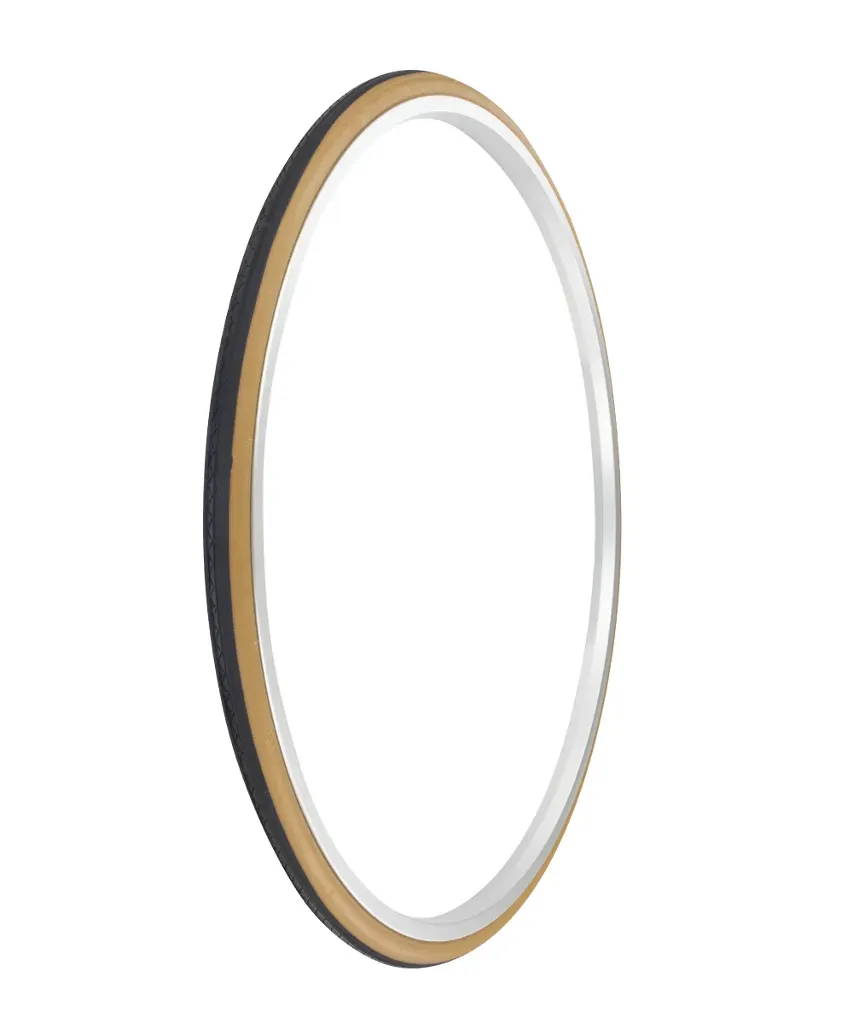 [728332] Tire 700 x 25c P-1076 Black/Gum Sidewall