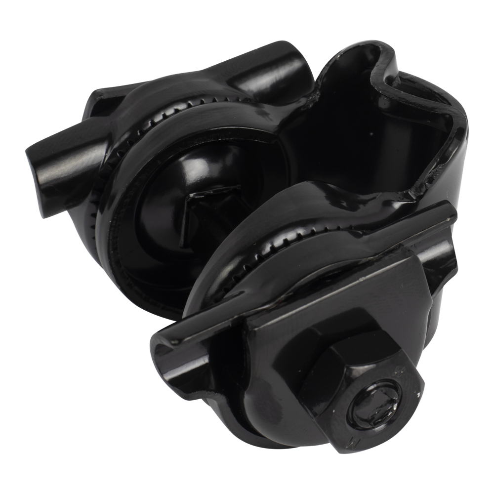 Saddle Clamp Single Rail Steel Black