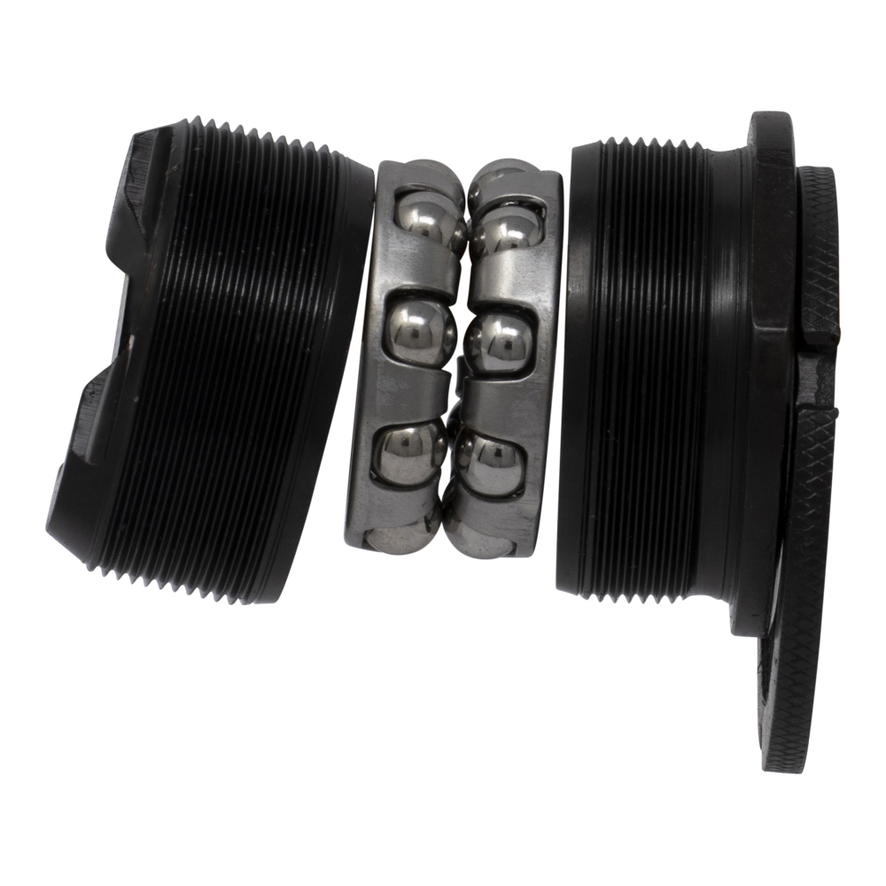 [607085] Bottom Bracket Set 3 Piece Crank 1.37 x 24TPI Black