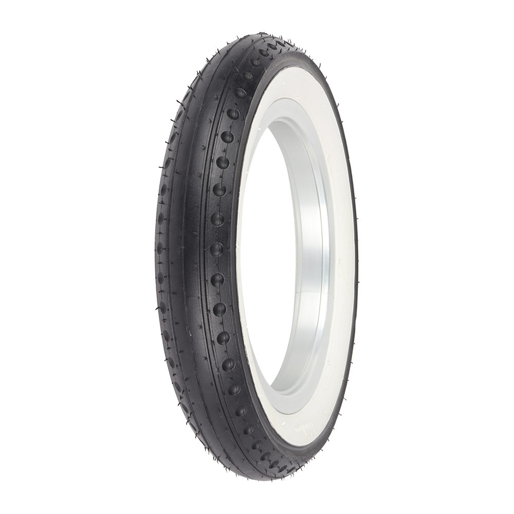 [705176] Tire 12-1/2" x 2-1/4" P-1273 Black/White Sidewall