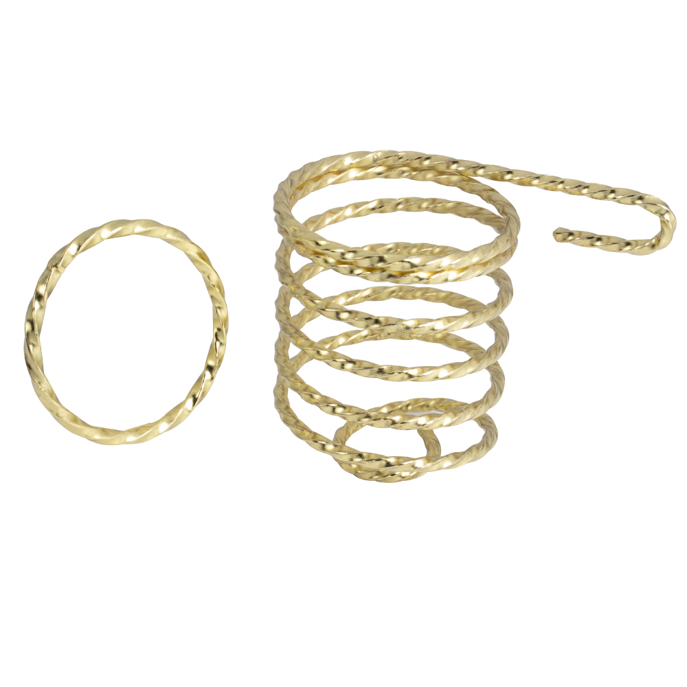 [630413] Twisted Baseball Bat Holder Gold