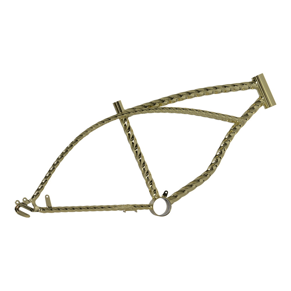 [621229] 20" Frame Lowrider Twisted Gold