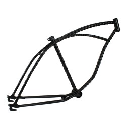 [621421] 26" Frame Beach Cruiser Twisted Black