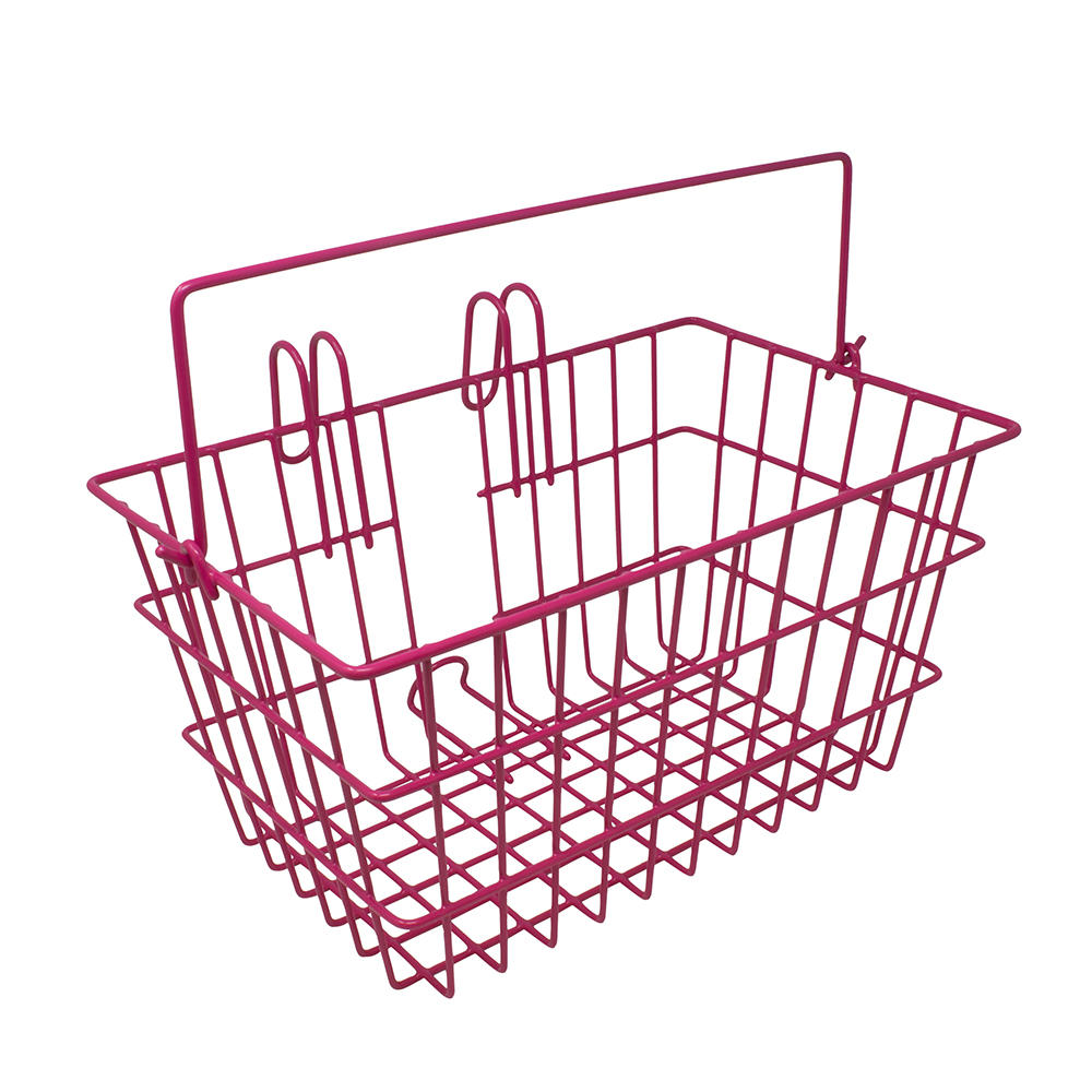 [604206] Steel Wire Basket Pink FX-328