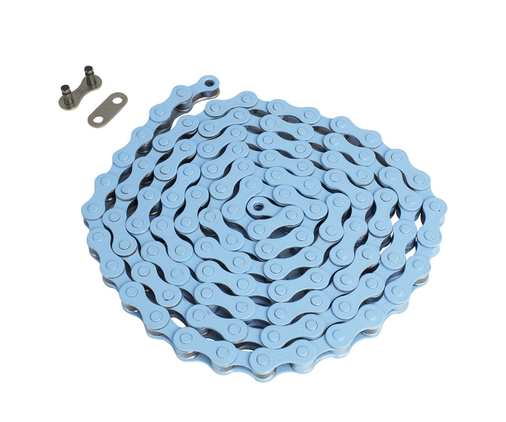 [613050] KMC Chain 1 Speed 1/2 x 1/8 112L Light Blue S1