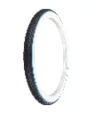 Tire 26" x 2.125" G-5009 Black/White Sidewall w/Blue Line
