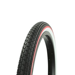 [714205] Tire 20" x 1.75" G-5009 Black/White Sidewall w/Red Line