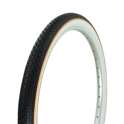 [720341] Tire 24" x 2.125" G-5009 Black/White Sidewall w/Yellow Line