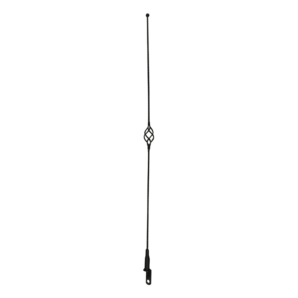 [601210] Antenna Lowrider Classic Twisted Cage Black