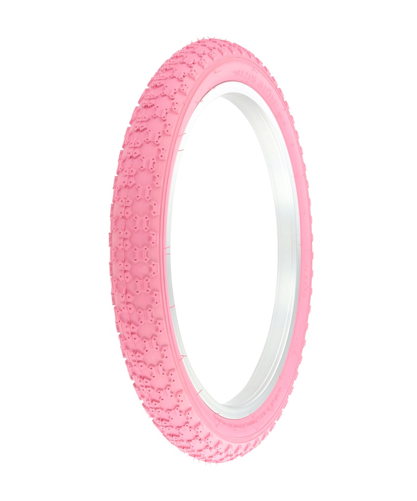Tire 18" x 2.125" P-104A Pink/Pink Sidewall