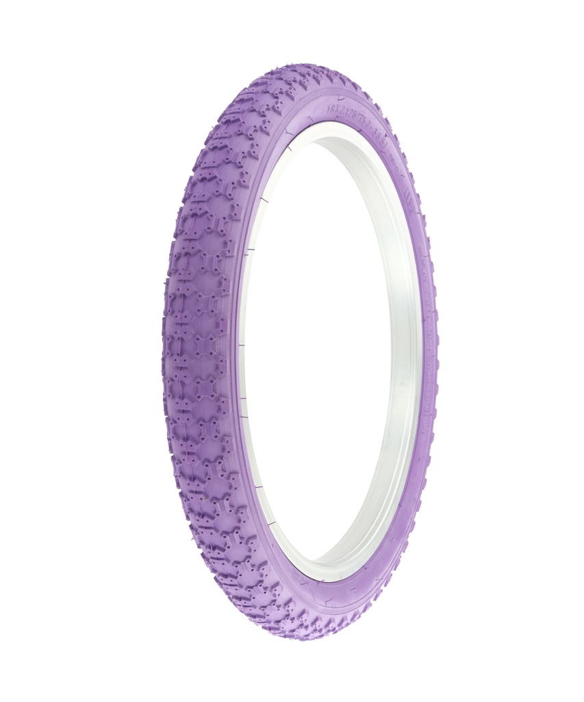 [711267] Tire 18" x 2.125" P-104A Purple/Purple Sidewall