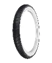 Tire 24" x 3.0" P-1077 Black/White Sidewall