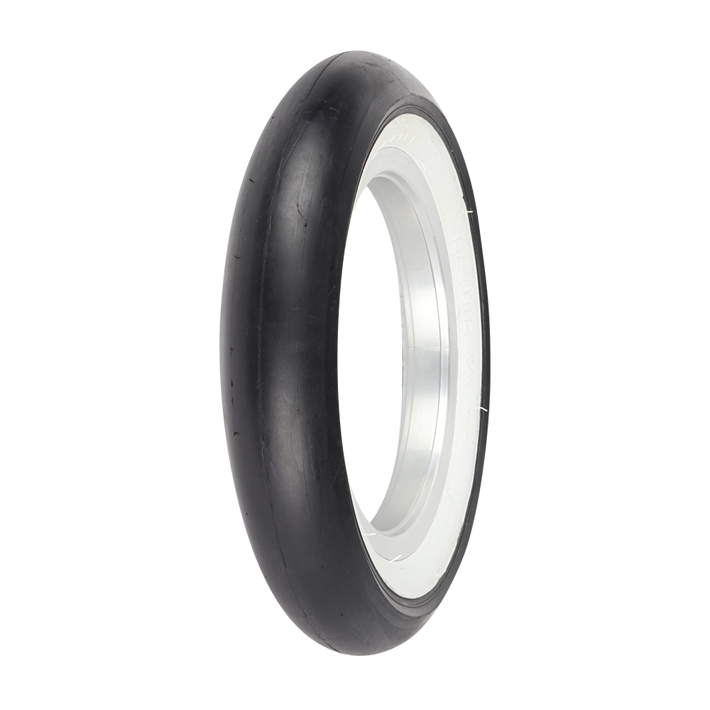 [705206] Tire 12-1/2" x 2-1/4" P-1071 Slick Black/White Sidewall