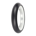 Tire 12-1/2" x 2-1/4" P-1071 Slick Black/White Sidewall
