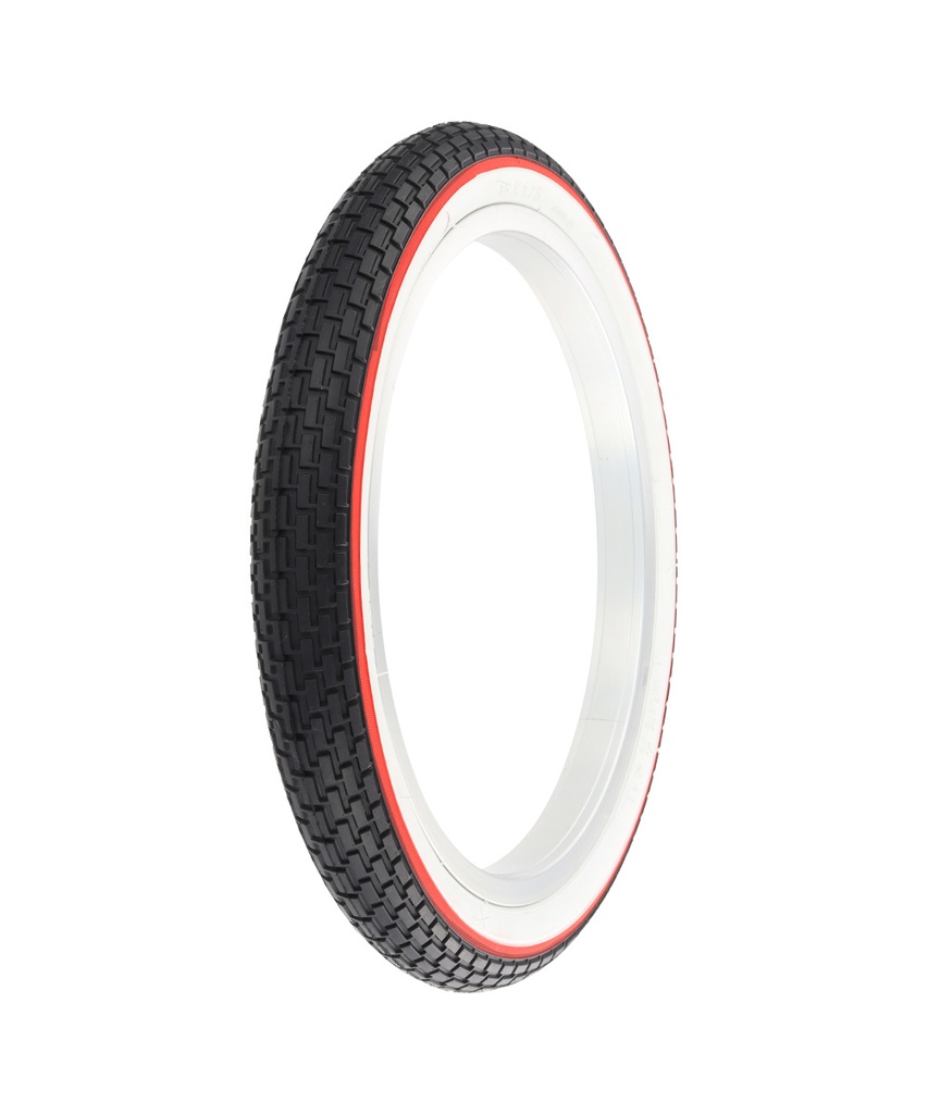 [709163] Tire 16" x 1.75" G-5009 Black/White Sidewall w/Red Line