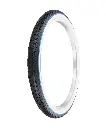 Tire 24" x 2.125" P-123A Black/White Sidewall w/Blue Line