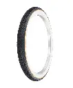 Tire 24" x 2.125" P-123A Black/White Sidewall w/Yellow Line
