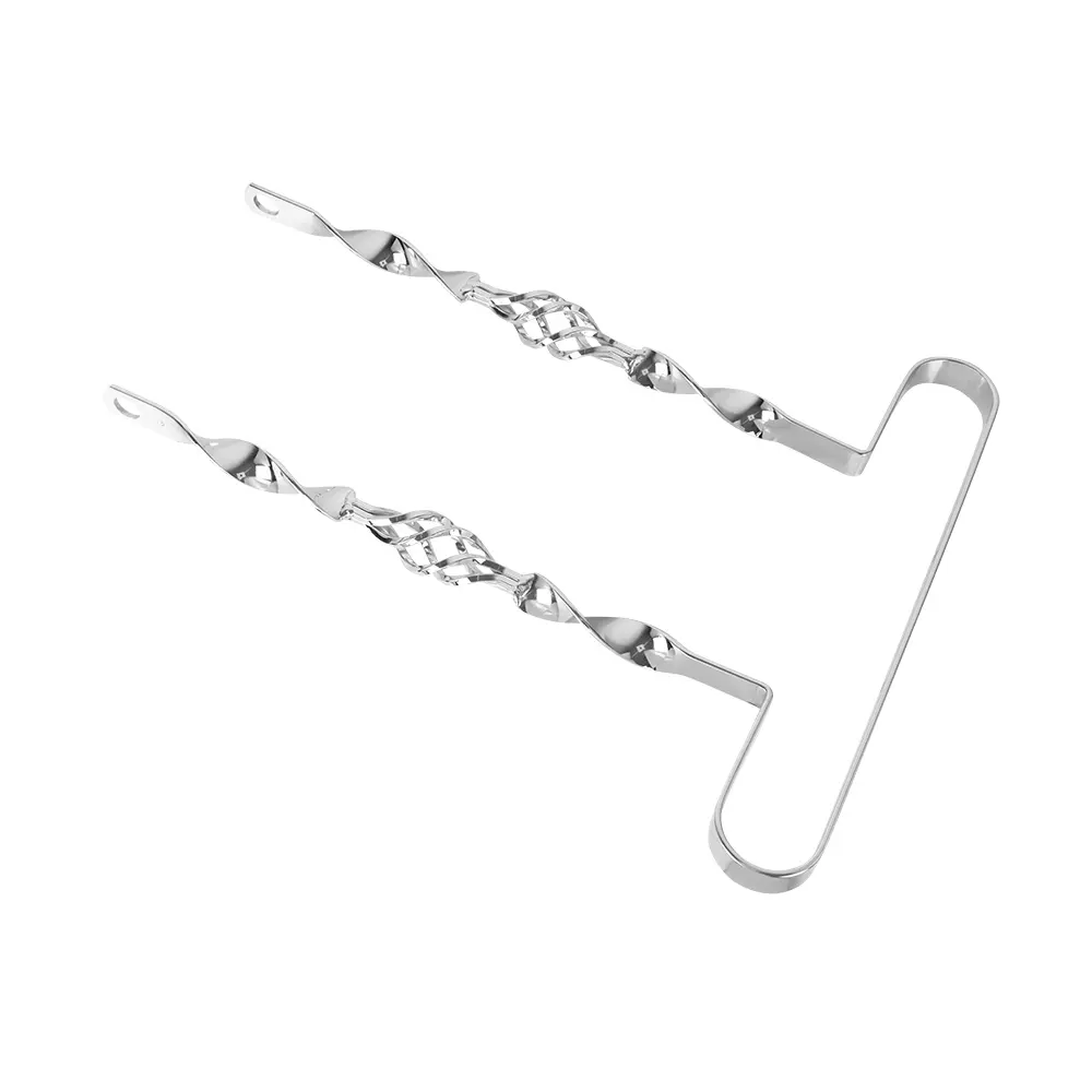 26" Bumper Flat Twisted w/Cage Chrome