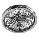 Wheel 12" 144 Spoke Coaster Steel Chrome (Single Wall, 14g Stainless Spokes, 3/8" Axle)
