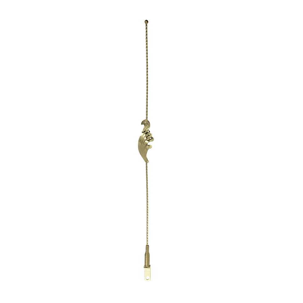 [601114] Antenna Lowrider Classic Twisted Wing Gold