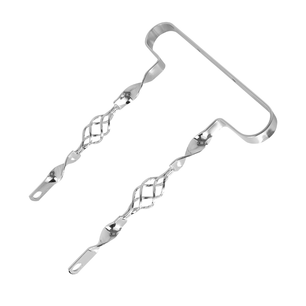 [609152] 20" Bumper Flat Twisted w/Cage Chrome