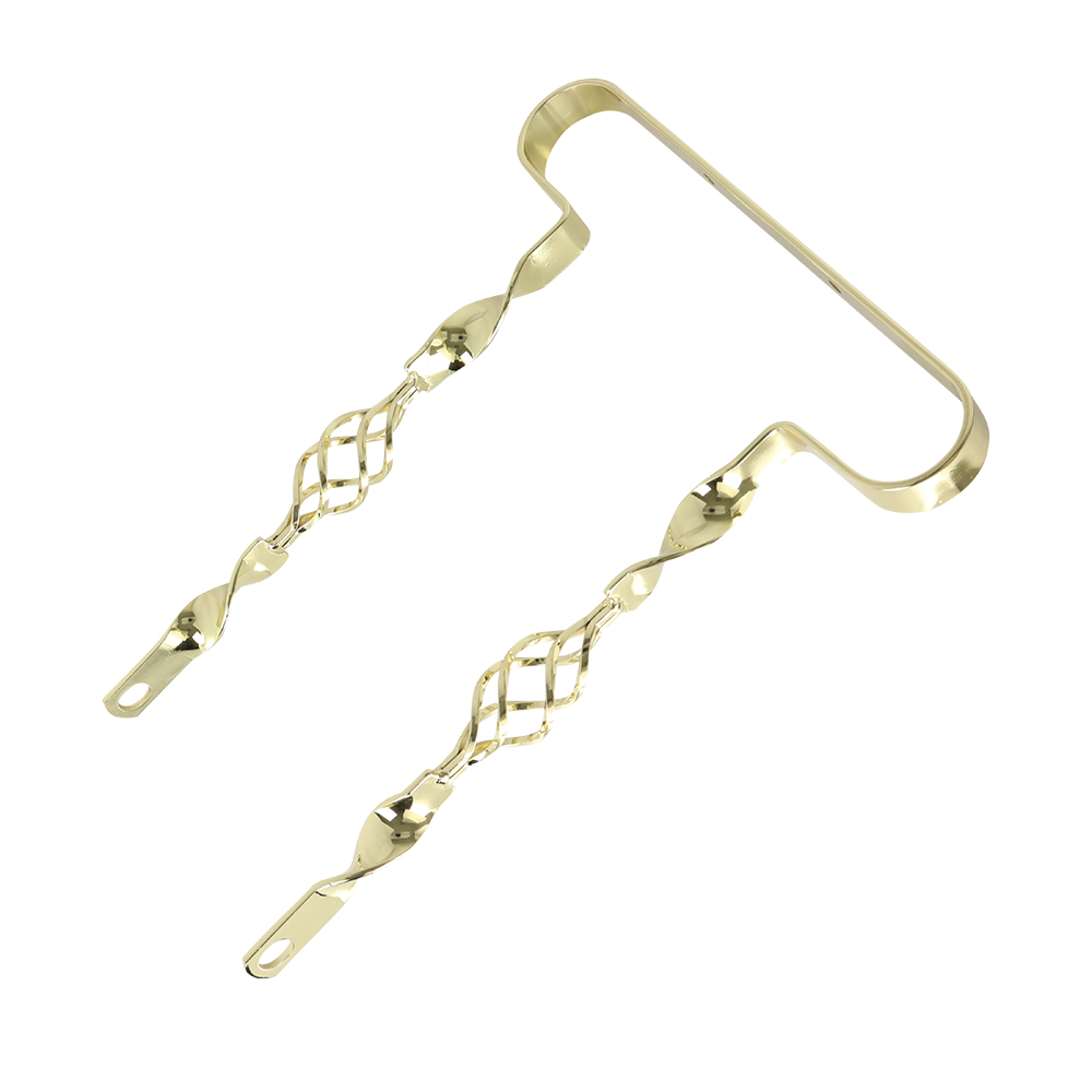 [609154] 20" Bumper Flat Twisted w/Cage Gold