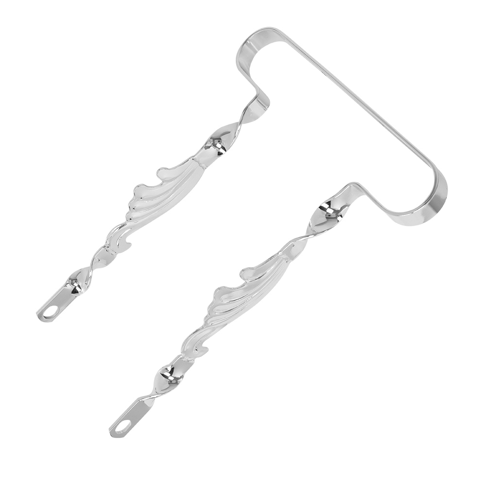 [609164] 20" Bumper Flat Twisted w/Wing Chrome