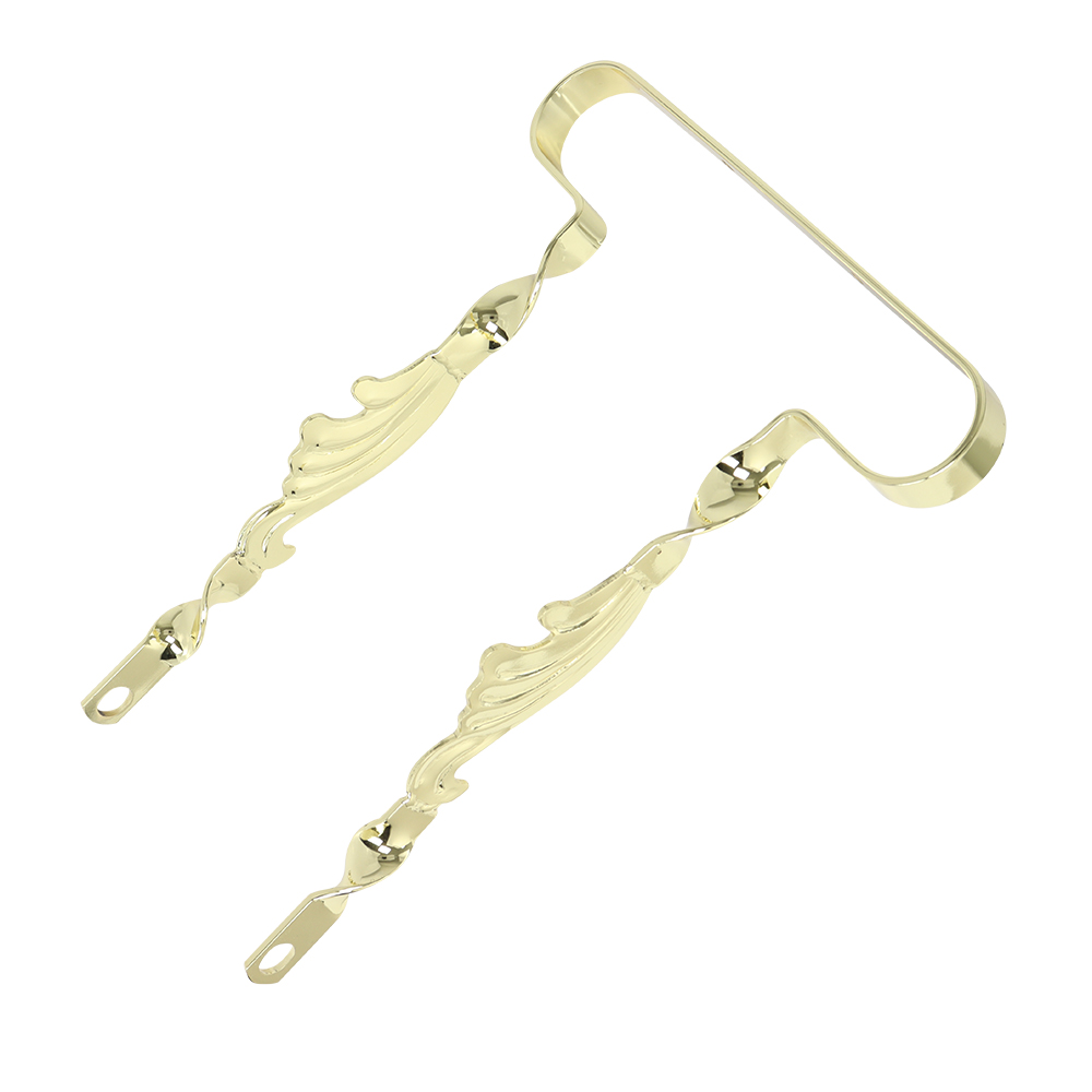 [609166] 20" Bumper Flat Twisted w/Wing Gold