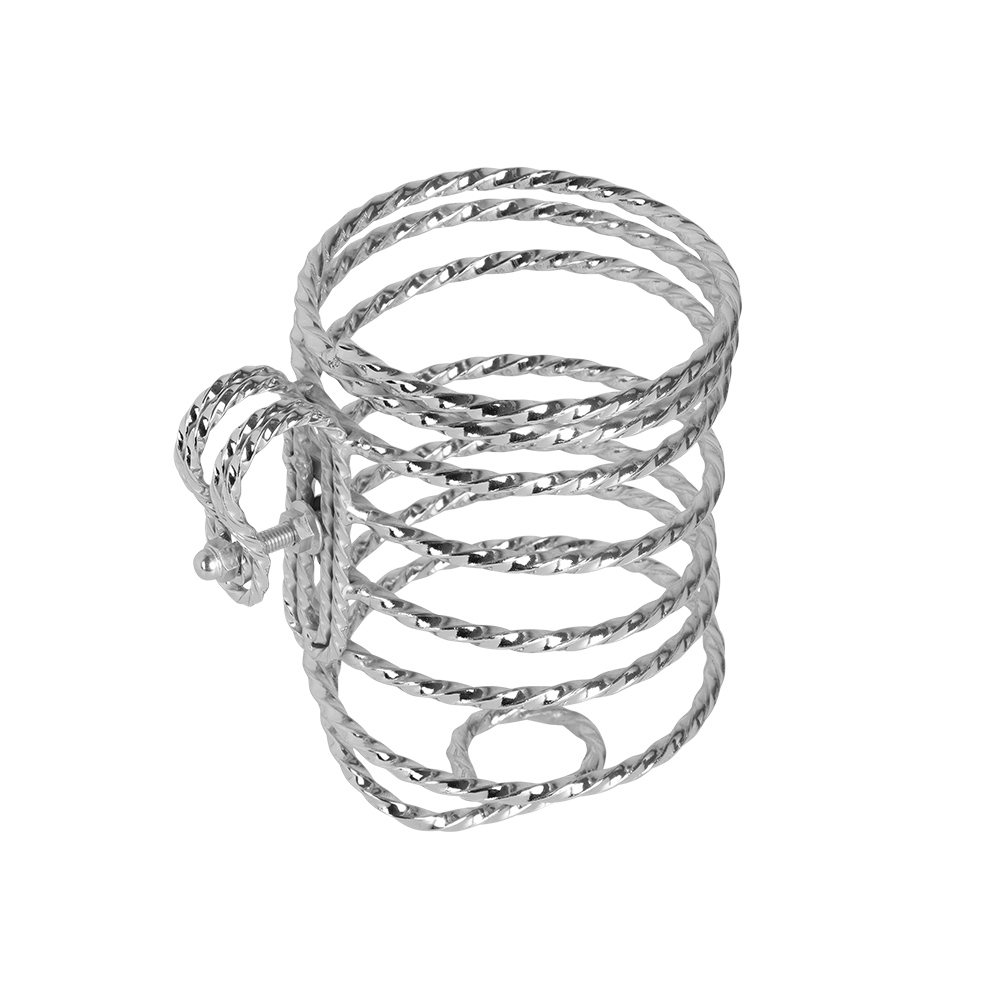 Cup Holder Twisted Chrome