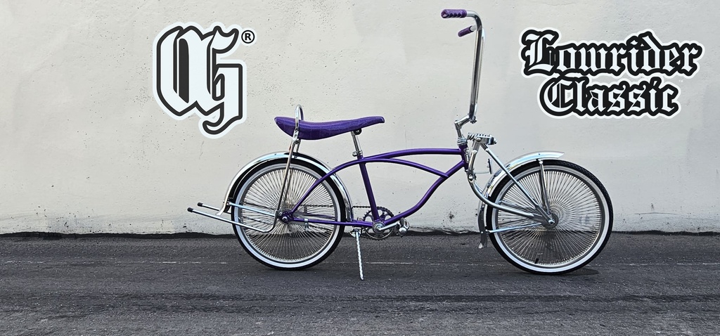 20" OG Lowrider Classic 72 Spoke Bike Purple OG-310