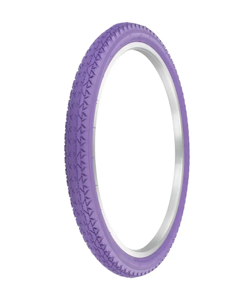 Tire 24" x 2.125" P-123A Purple/Purple Sidewall