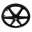 Wheel 20" 6 Spoke Front Plastic Black (3/8" Axle)