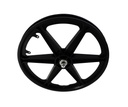 Wheel 20" 6 Spoke Front Plastic Black (3/8" Axle)