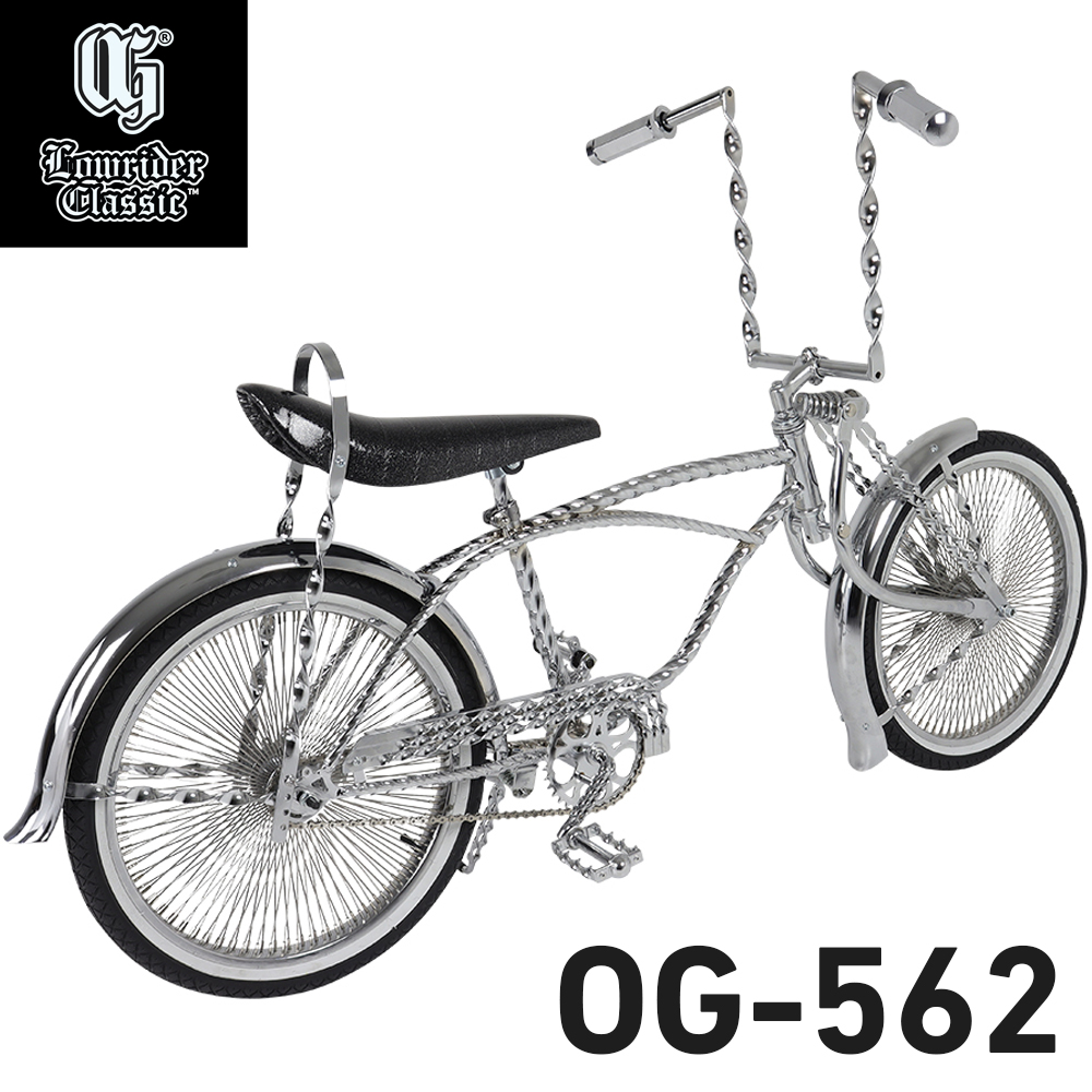 [880562] 20" OG Lowrider Classic Twisted Bike OG-562 Chrome