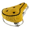 Cruiser Saddle Velour Swirl Web Spring Gold