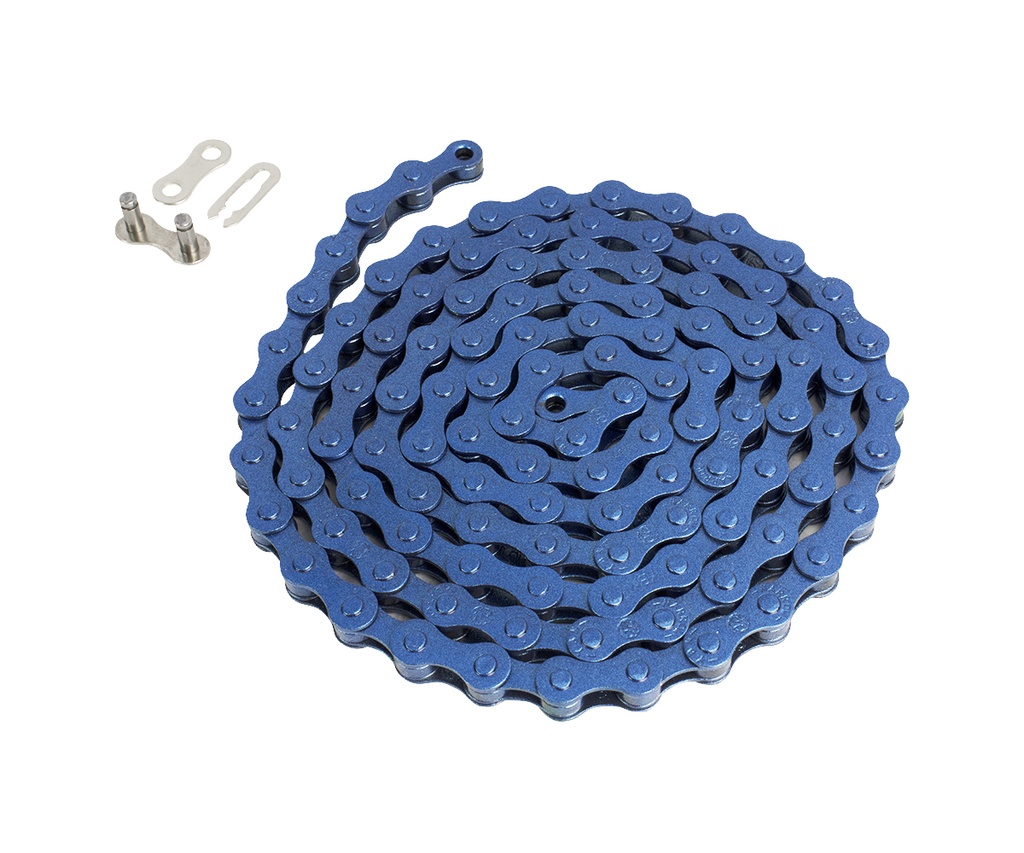[613102] YBN Chain 1 Speed 1/2 x 1/8 112L Blue S410