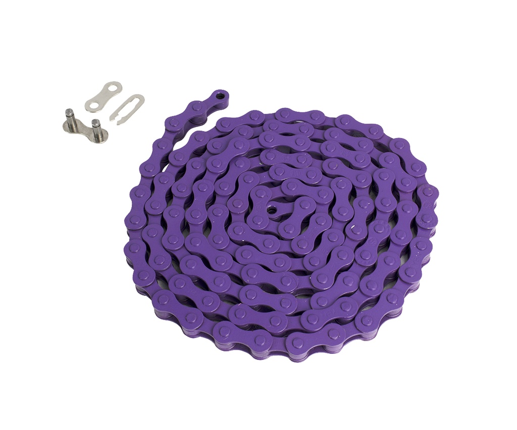 [613107] YBN Chain 1 Speed 1/2 x 1/8 112L Purple S410