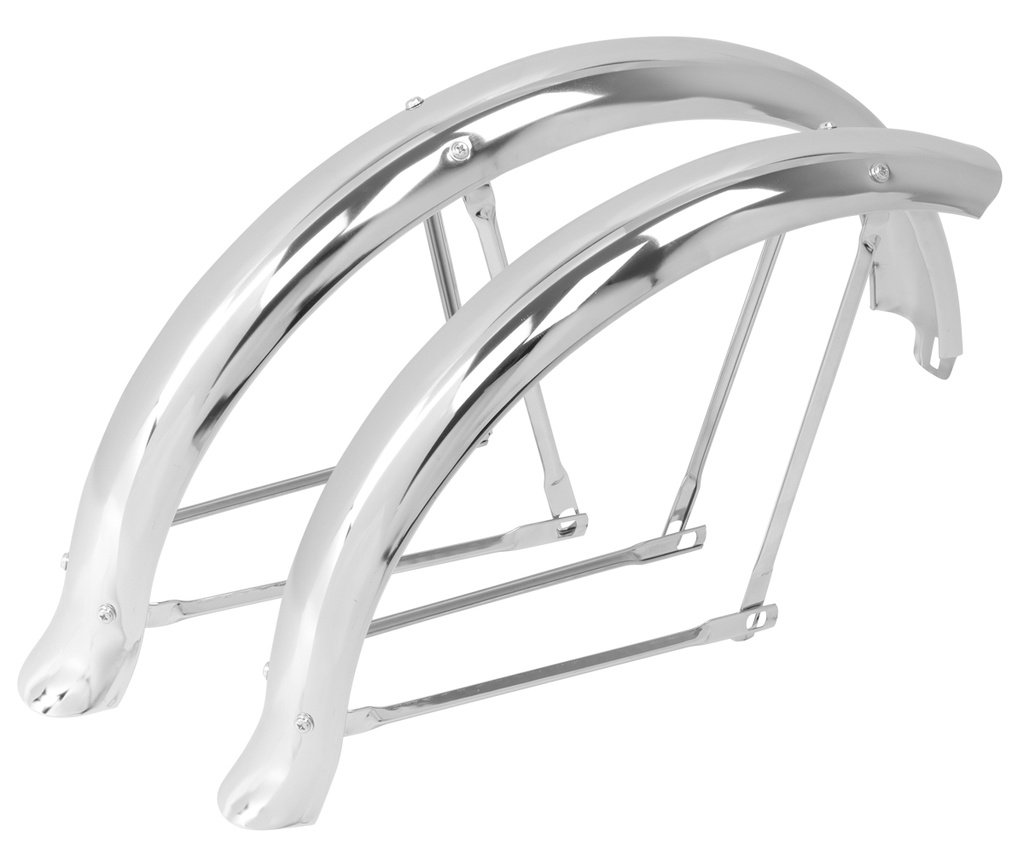 [619202] 20" Fender Set Flared Adjustable 68mm Chrome