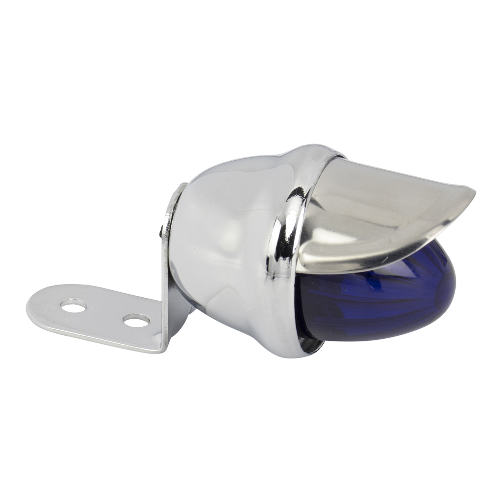 [631222] Light Mini Bee w/Visor Chrome/Blue