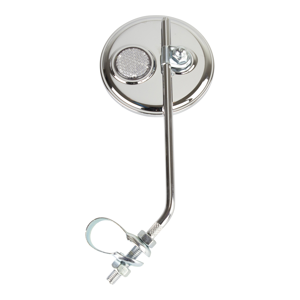 [633104] Mirror Round Chrome/Clear Reflector