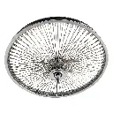 Wheel 20" 144 Spoke Coaster Steel Chrome (Single Wall, 14g Stainless Spokes, 3/8" Axle)
