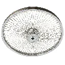 Wheel 20" 144 Spoke Hollow Hub Steel Chrome (Single Wall, 14g Stainless Spokes, 5/8" Hollow Axle)