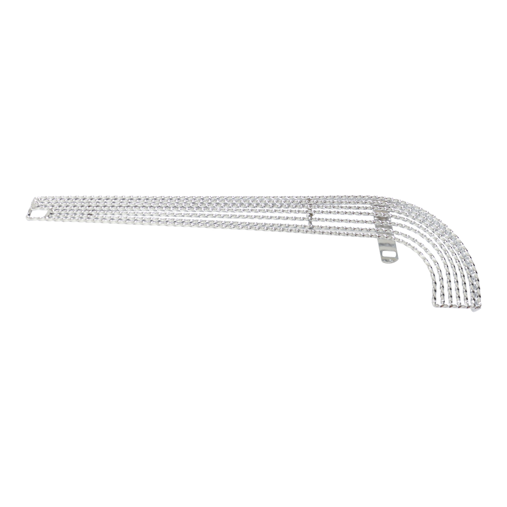 [611119] 20" Chain Guard 7 Square Twisted Chrome