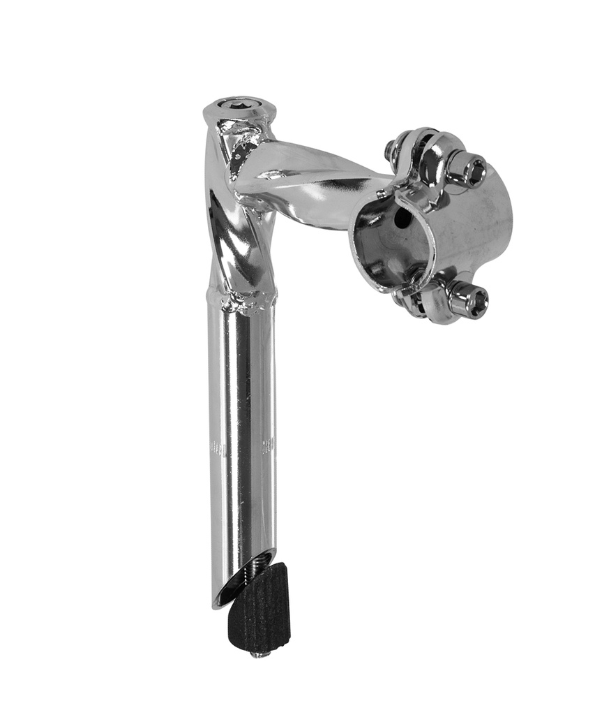 [654150] Stem Square Twisted 21.1mm Chrome