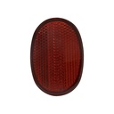 Fender Reflector Oval Red