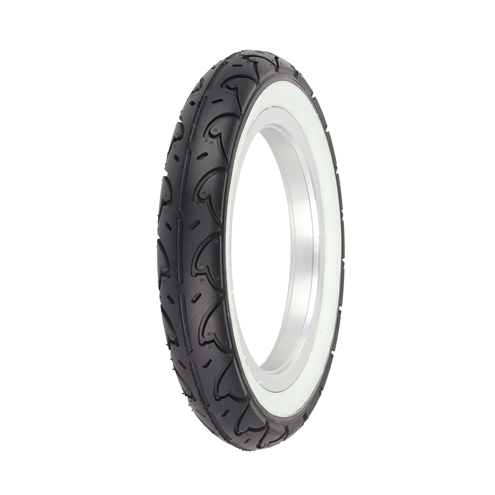[705105] Tire 12-1/2" x 2-1/4" P-1021A Black/White Sidewall
