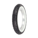 Tire 12-1/2" x 2-1/4" P-1021A Black/White Sidewall